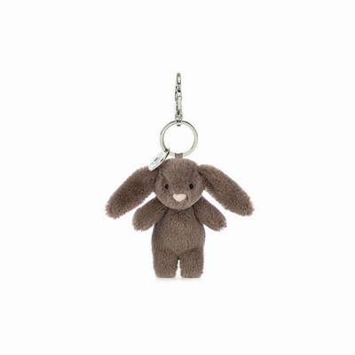 Jellycat Bashful Bunny Truffle Bag Charm New Zealand | VXGJS0269